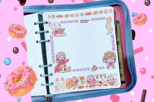 Come Make an Easy Kawaii Journal Page with Cute Washi Tapes - The Kawaii Nest