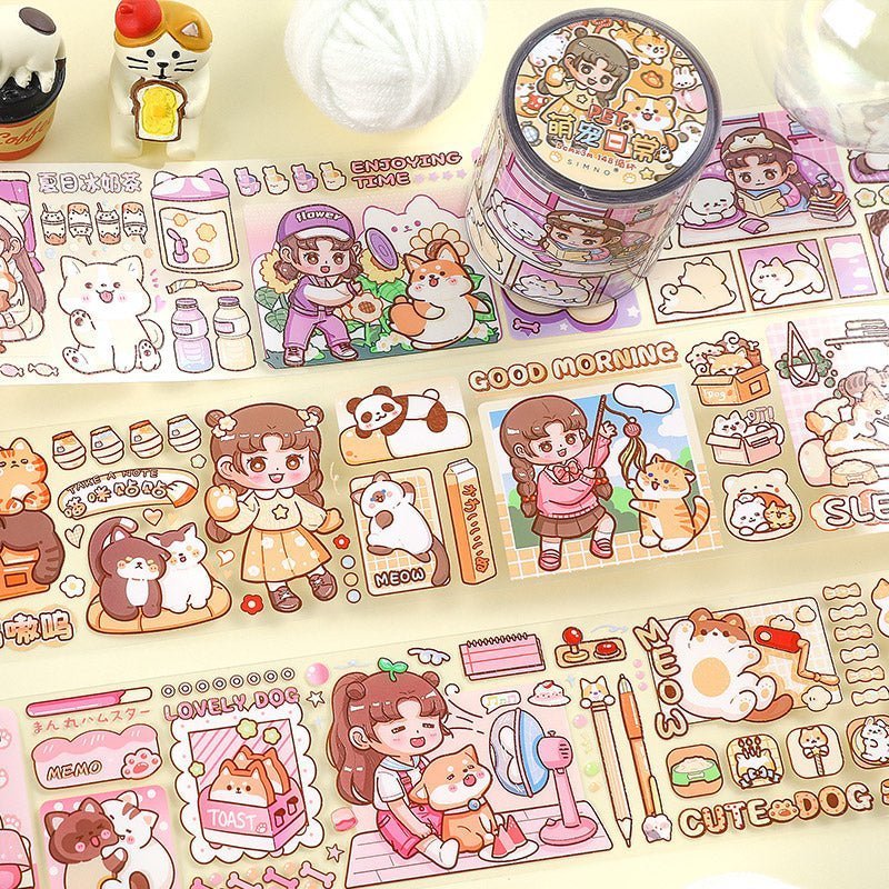 Cute P.E.T. Sticker Rolls - The Kawaii Nest