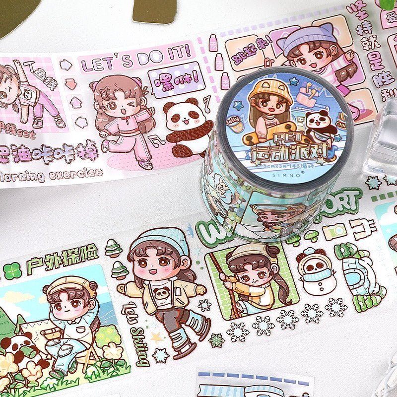 Cute P.E.T. Sticker Rolls - The Kawaii Nest