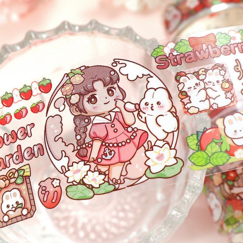 Cute Sticker Rolls & Stand ~ Garden Whisper Series - The Kawaii Nest