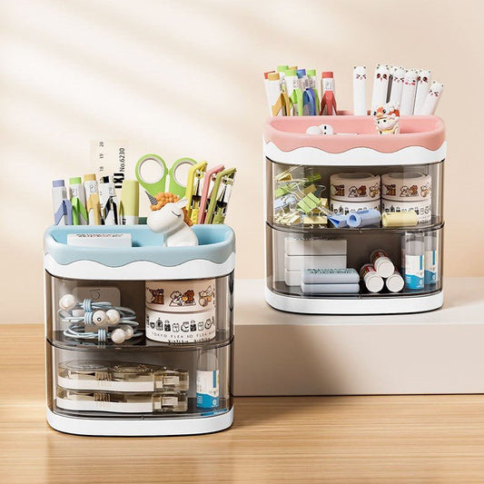 Desktop Organiser with Storage Drawers - The Kawaii Nest