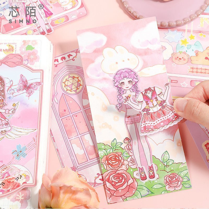 Dress - Up Dolls Sticker Packs - The Kawaii Nest