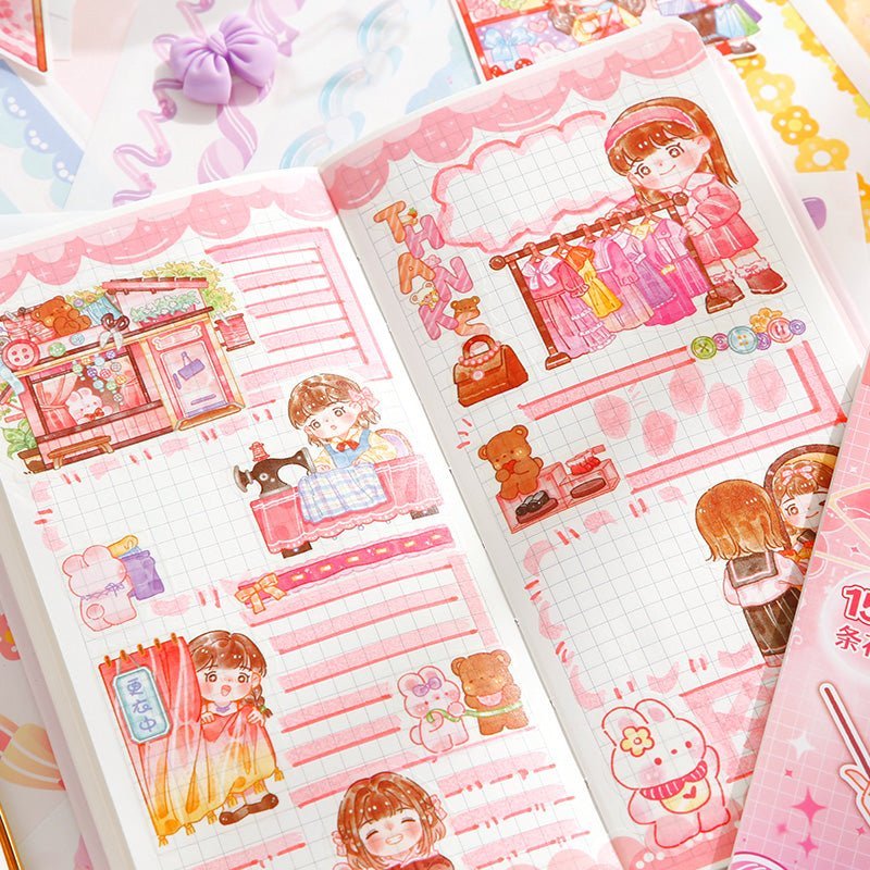 Journal Page Borders ~ Sticker Books - The Kawaii Nest