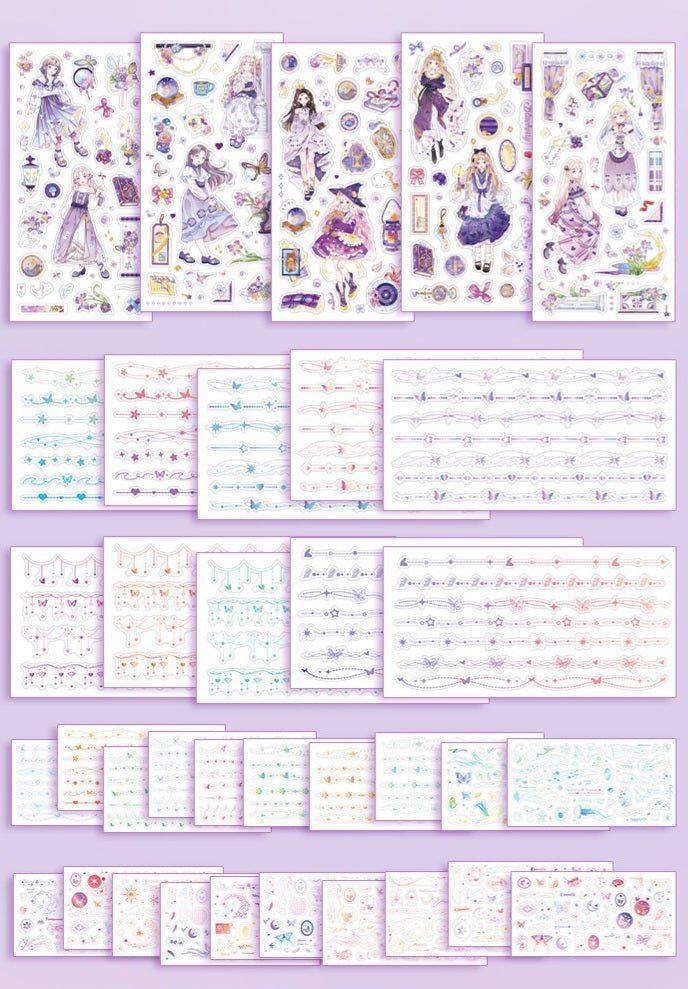 Journal Page Borders ~ Sticker Books - The Kawaii Nest