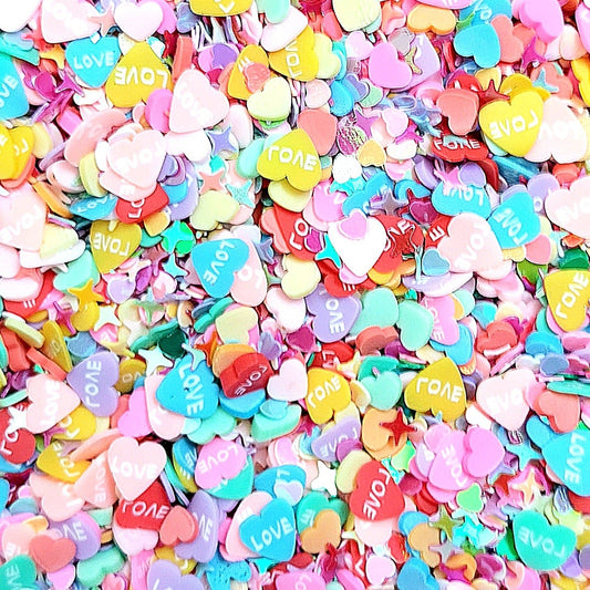 Love Heart Candy Slices - The Kawaii Nest