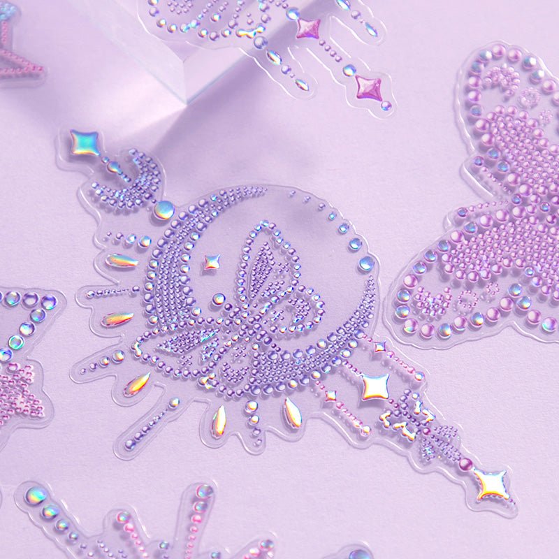 Sparkling Crystal Sticker Packs - The Kawaii Nest