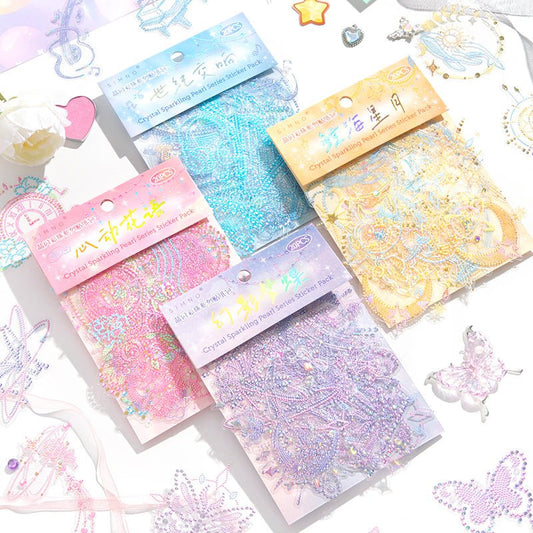 Sparkling Crystal Sticker Packs - The Kawaii Nest