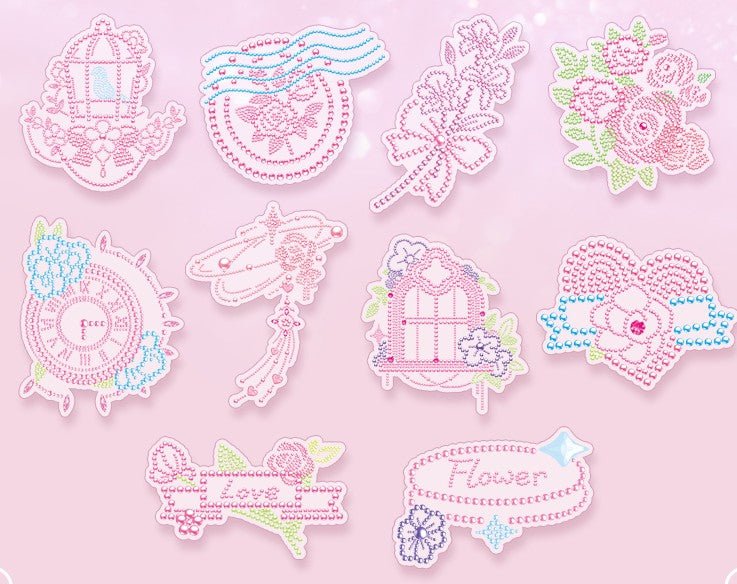 Sparkling Crystal Sticker Packs - The Kawaii Nest