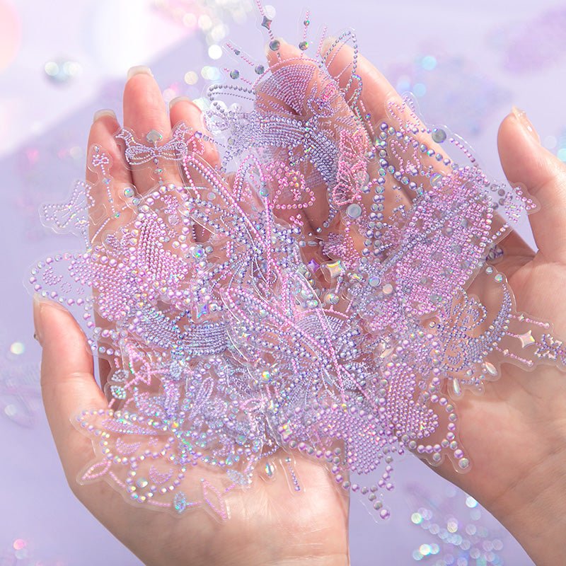 Sparkling Crystal Sticker Packs - The Kawaii Nest