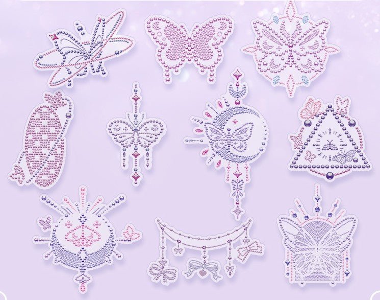 Sparkling Crystal Sticker Packs - The Kawaii Nest